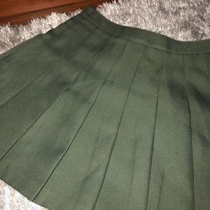 Olive green skirt